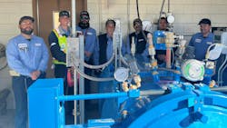 Special secondary containment vessels for chlorine gas cylinders have provided long-term, readily accomplished safety enhancement for employees, as well as the public, via installation at booster stations, as well as at two WWTP’s and a WTP. The units are reported as requiring only simple, easy maintenance, and with operators easily trained for routine use. Special secondary containment vessels for chlorine gas cylinders have provided long-term, readily accomplished safety enhancement for employees, as well as the public, via installation at booster stations, as well as at two WWTP’s and a WTP. The units are reported as requiring only simple, easy maintenance, and with operators easily trained for routine use.