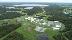 PRMRWSA plant and intake structure. PRMRWSA plant and intake structure.