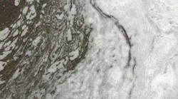 PFOS chemical fire fighting foam floating down the street.