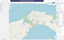 Panama Canal monitoring stations tracking precipitation by mm. Panama Canal monitoring stations tracking precipitation by mm.
