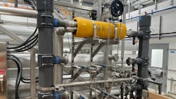 Image 1. LP PX installed in a BWRO facility in North Port, Florida. Photo courtesy of Kimley-Horn and Associates, Inc. Image 1. LP PX installed in a BWRO facility in North Port, Florida. Photo courtesy of Kimley-Horn and Associates, Inc.