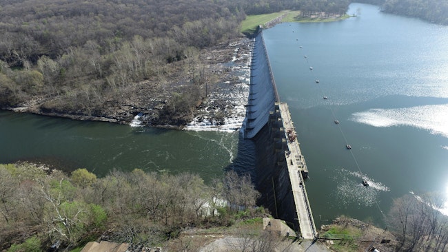 Spavinaw Dam.
