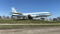 NASA plane at Ellington Airport, a location where the SETL will traverse. NASA plane at Ellington Airport, a location where the SETL will traverse.