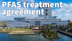 CAMDEN, NJ - NOVEMBER 23, 2024: Camden Waterfront Historical Buildings as well as new construction. Camden Waterfront Historical Buildings as well as new construction housing American Water CAMDEN, NJ - NOVEMBER 23, 2024: Camden Waterfront Historical Buildings as well as new construction. Camden Waterfront Historical Buildings as well as new construction housing American Water