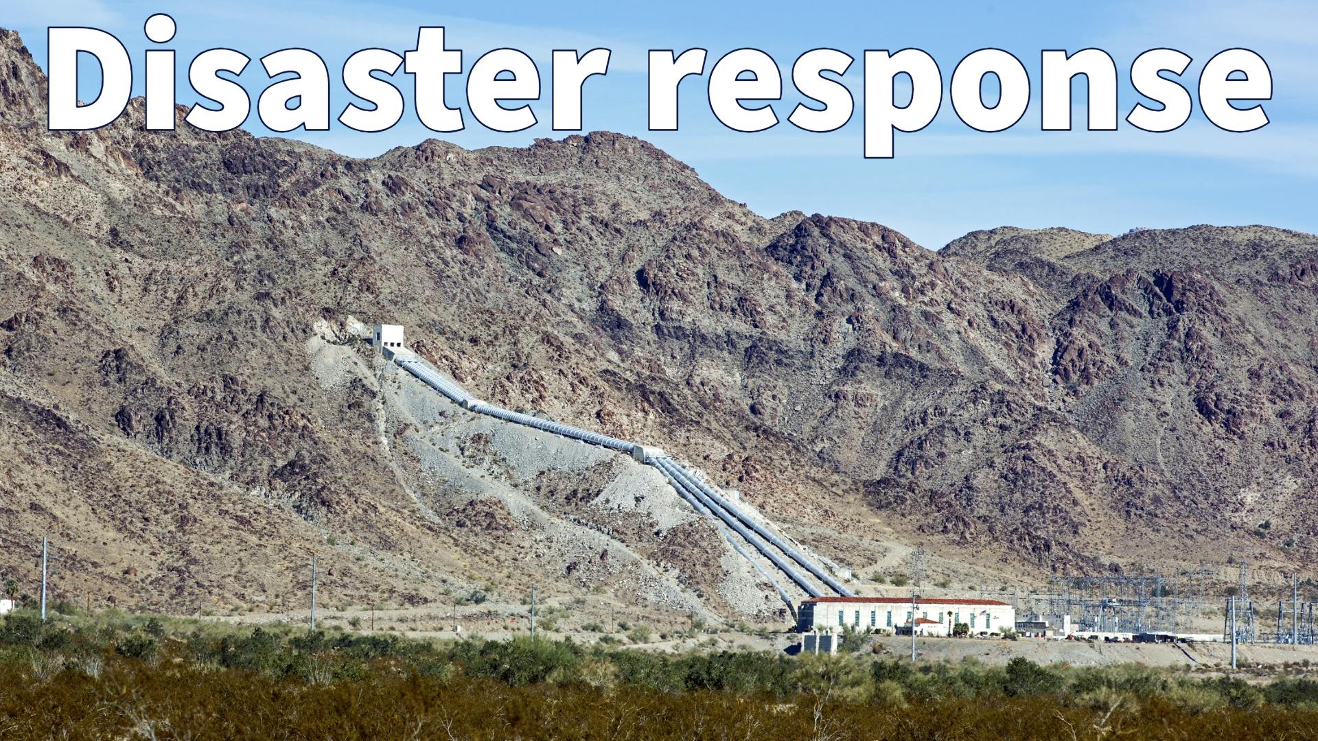 California Desert Pumping Plant. Hydraulic Heart of California Water Supply