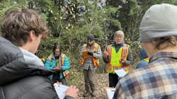 Carol Luttmer working with Selkirk College volunteers. Carol Luttmer working with Selkirk College volunteers.