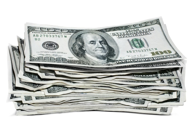 Stack of money