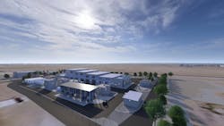 A rendering of the Pure Water Center in El Paso, Texas. A rendering of the Pure Water Center in El Paso, Texas.