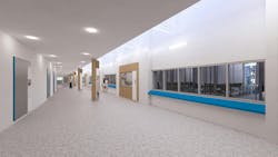 A rendering of part of the Pure Water Center's visitors center, where people can learn about some of the advanced treatment processes the facility uses. A rendering of part of the Pure Water Center's visitors center, where people can learn about some of the advanced treatment processes the facility uses.