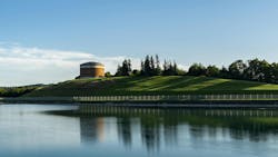 Wide View of Woodland Reservoir at Syracuse, New York Wide View of Woodland Reservoir at Syracuse, New York