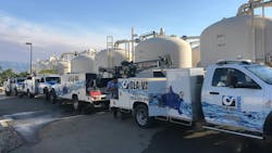 Valve servicing at a California water utility Valve servicing at a California water utility