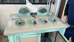 Original controls at the Baldwin facility Original controls at the Baldwin facility