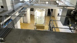 Sodium Hydroxide tank used for pH adjustment Sodium Hydroxide tank used for pH adjustment