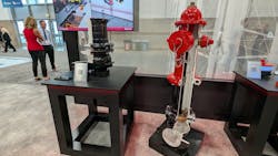 The Mueller hydrant retrofit allows utilities to replace aging part of their hydrants without excavation. The Mueller hydrant retrofit allows utilities to replace aging part of their hydrants without excavation.