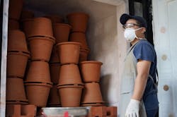 A sneak peek into Terra Water’s manufacturing process, utilizing local Balinese clay A sneak peek into Terra Water’s manufacturing process, utilizing local Balinese clay