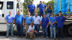 Employees from LB Water’s Stoneboro operations pose for a team photo. LB Water is a Pennsylvania-based, employee-owned company that specializes in water, wastewater, and stormwater solutions. Employees from LB Water’s Stoneboro operations pose for a team photo. LB Water is a Pennsylvania-based, employee-owned company that specializes in water, wastewater, and stormwater solutions.