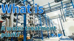 RO membranes used in a drinking water treatment plant. RO membranes used in a drinking water treatment plant.