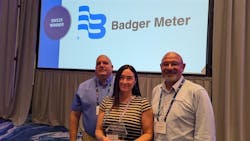 Badger Meter Wins Best Presentation at Smart Water Summit Badger Meter Wins Best Presentation at Smart Water Summit