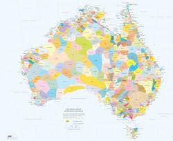 This map of indigenous groups in Australia is an attempt at laying out lines of lingual, social or nation groups, demonstrating the immense diversity of the country. Photo courtesy: National Musuem of Australia. This map of indigenous groups in Australia is an attempt at laying out lines of lingual, social or nation groups, demonstrating the immense diversity of the country. Photo courtesy: National Musuem of Australia.
