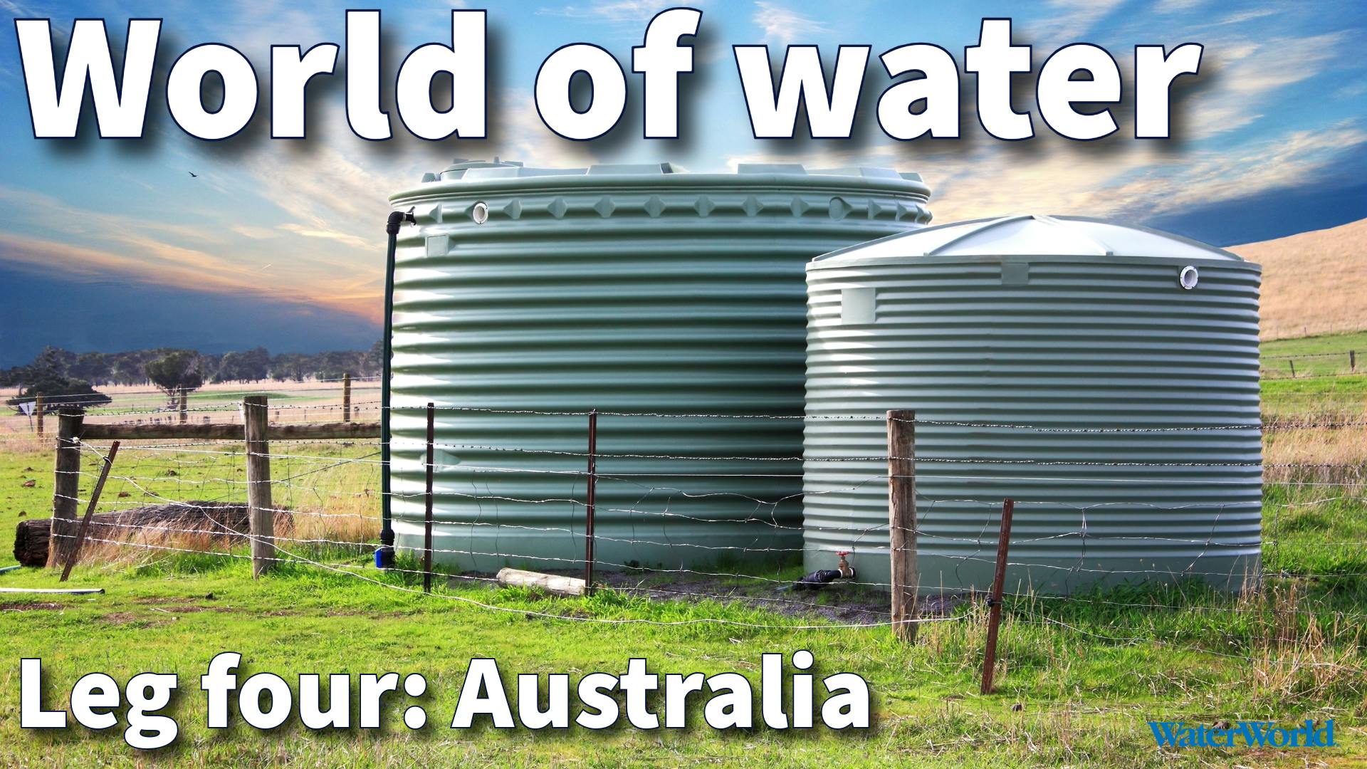 Eco friendly fresh water tanks on rural property
