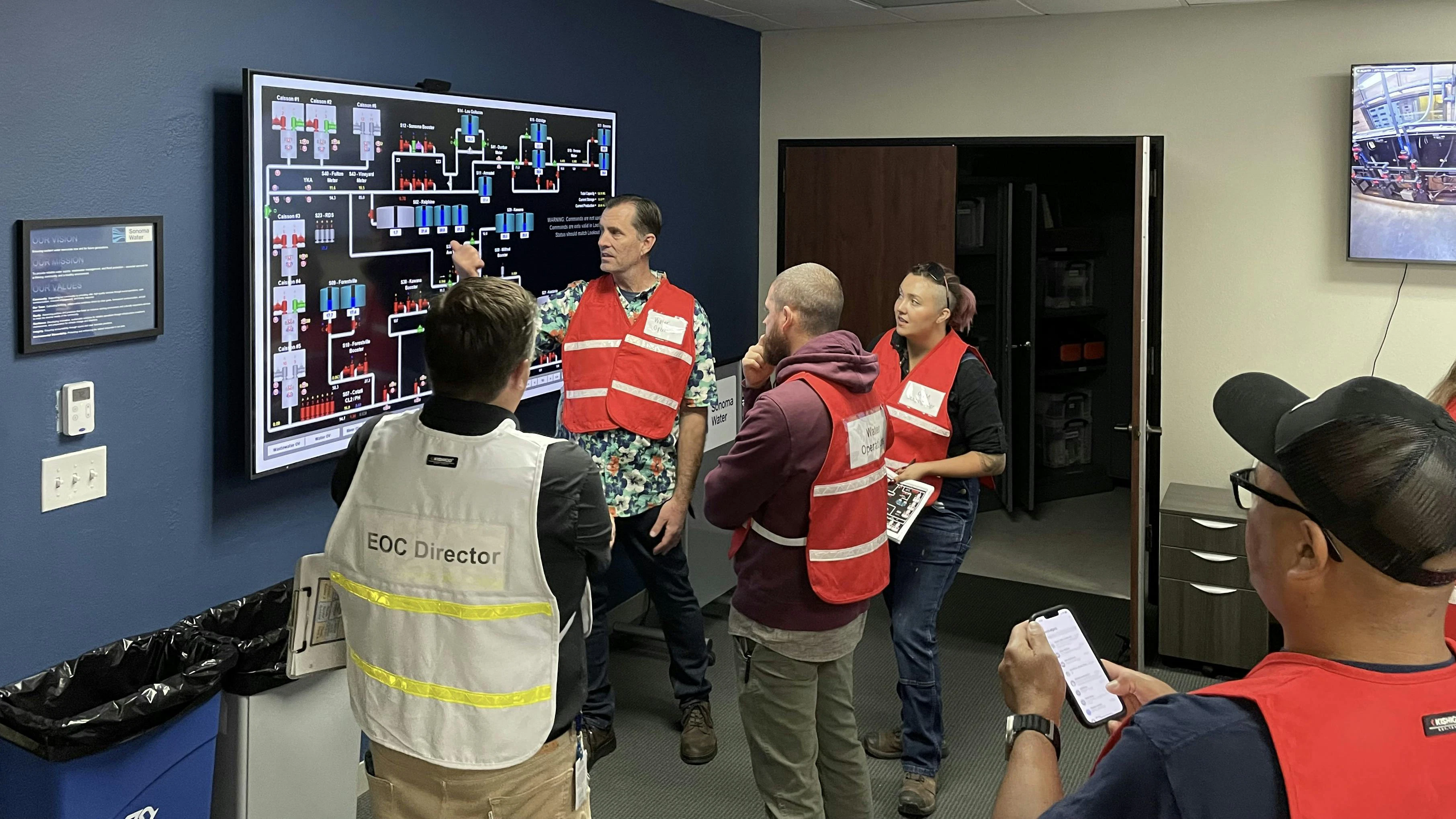 Sonoma Water field exercise.