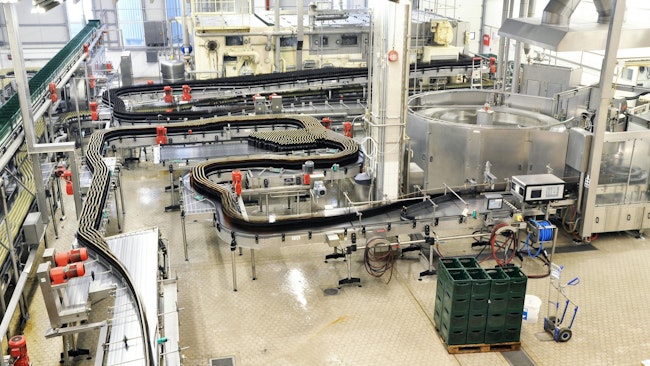 Modern factory in the food industry