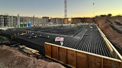 Signal Butte reservoir under construction Signal Butte reservoir under construction
