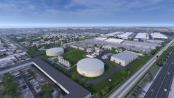 Rendering of upgrades at Water Treatment Plant 2A in Pompano Beach Rendering of upgrades at Water Treatment Plant 2A in Pompano Beach