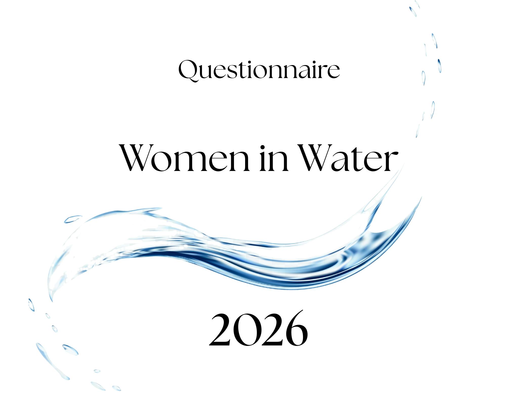 Questionnaire Women in Water 2026