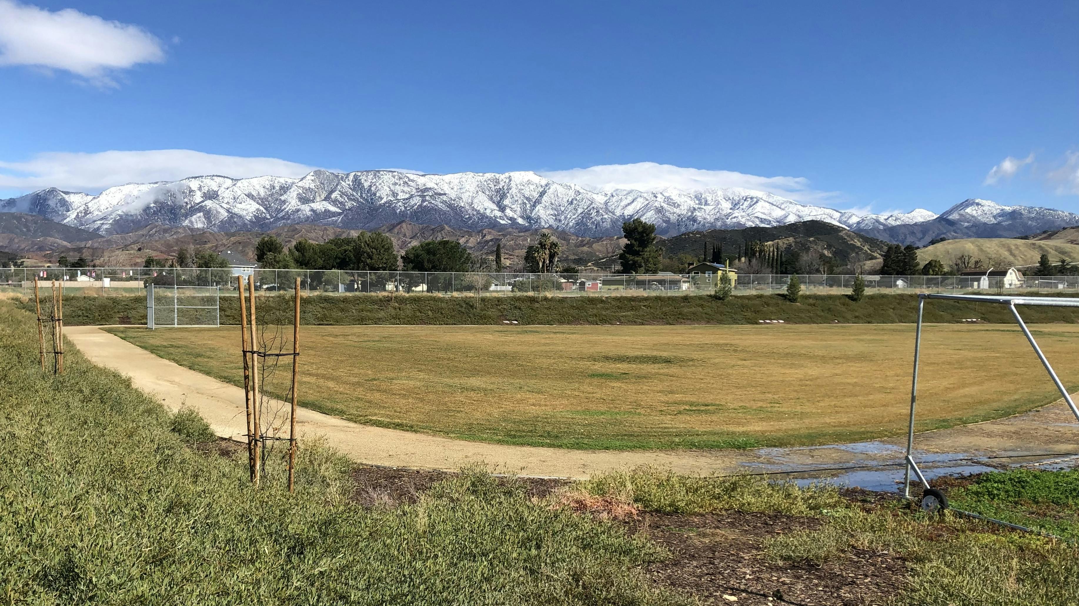 winter in Beaumont, California