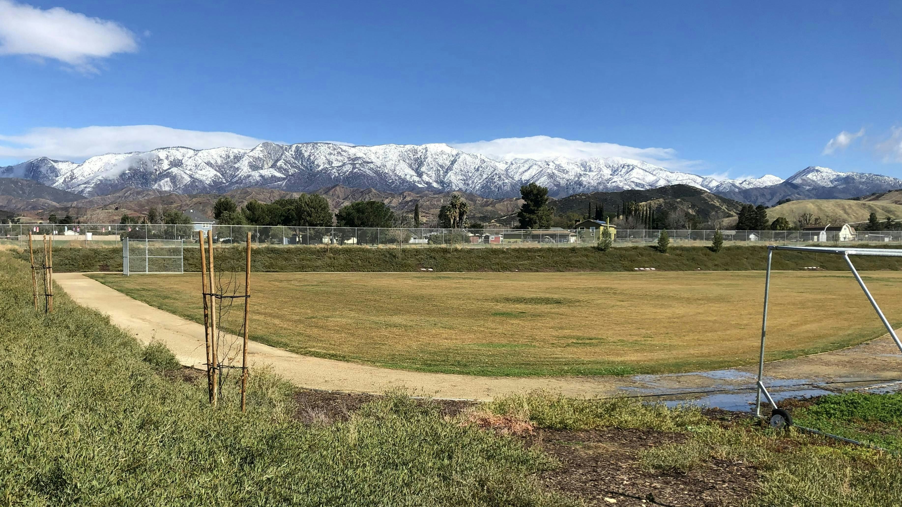 winter in Beaumont, California