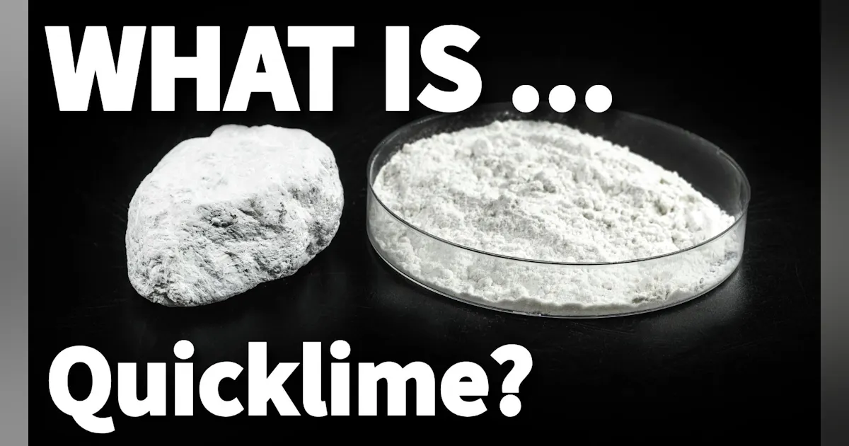Fried Quicklime What is quicklime and why is it used in water treatment? | WaterWorld