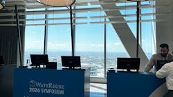 The view from the registration desk inside the Intercontinental hotel and conference center, 70 stories from the ground in Los Angeles, CA, at the 2026 WateReuse Symposium. The view from the registration desk inside the Intercontinental hotel and conference center, 70 stories from the ground in Los Angeles, CA, at the 2026 WateReuse Symposium.