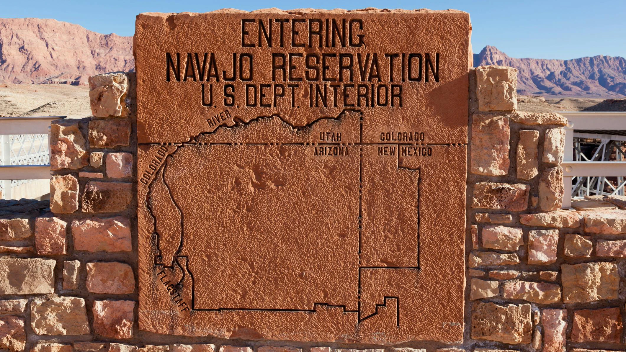 Navajo Reservation Sign