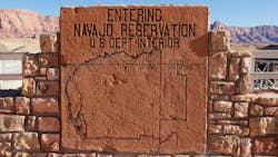 Navajo Reservation Sign Navajo Reservation Sign