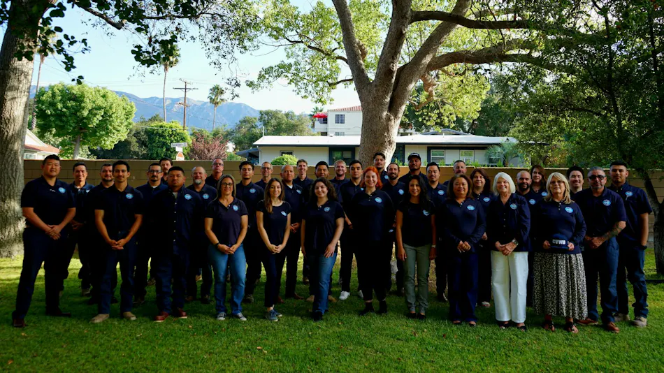 The Crescenta Valley Water District (CVWD) team (Photo credit: Mueller & CVWD).