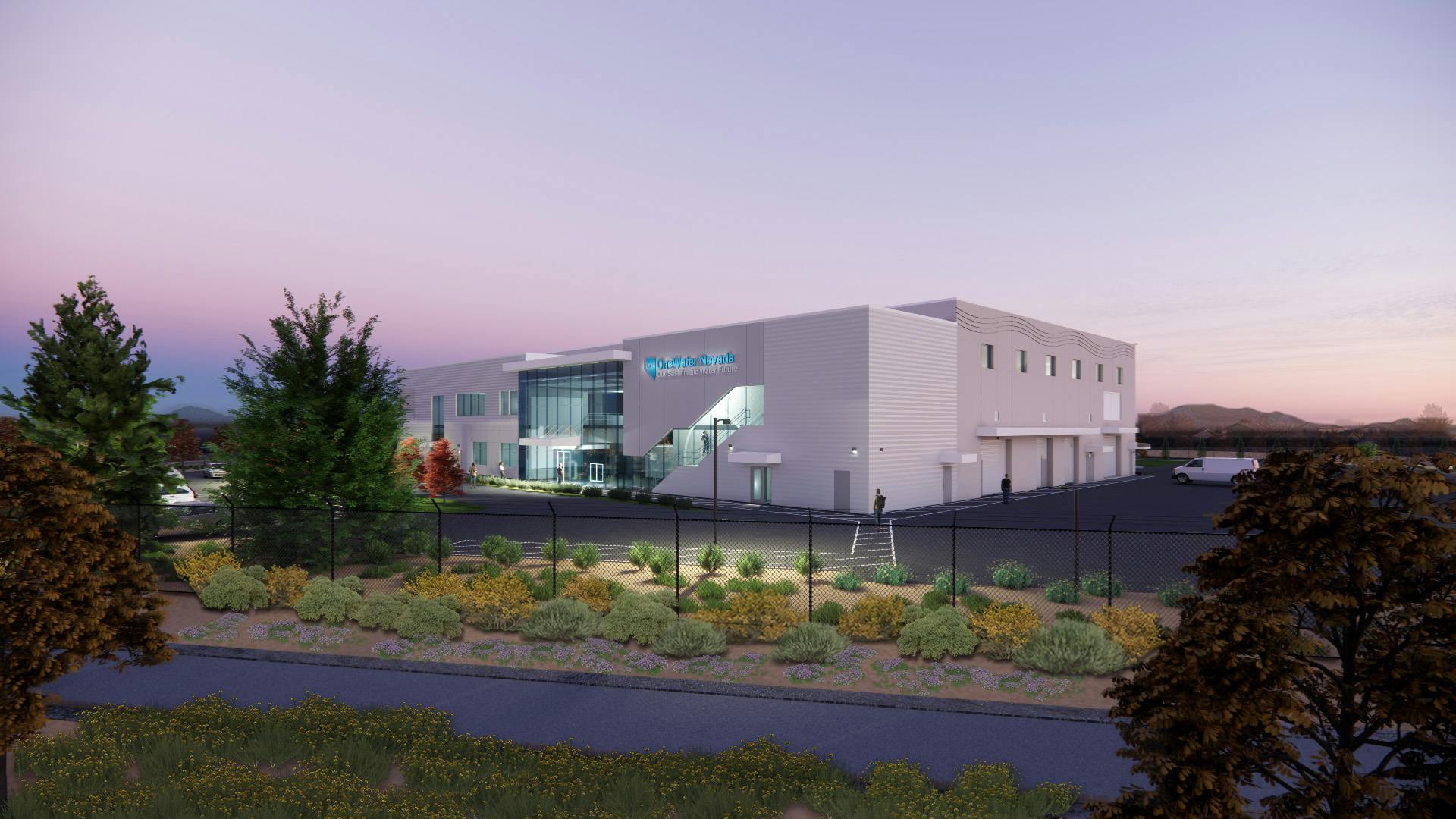 Conceptual architectural rendering of the Advanced Purified Water Facility. Image courtesy of Truckee Meadows Water Authority (Photo and caption credit: Carollo Engineers).