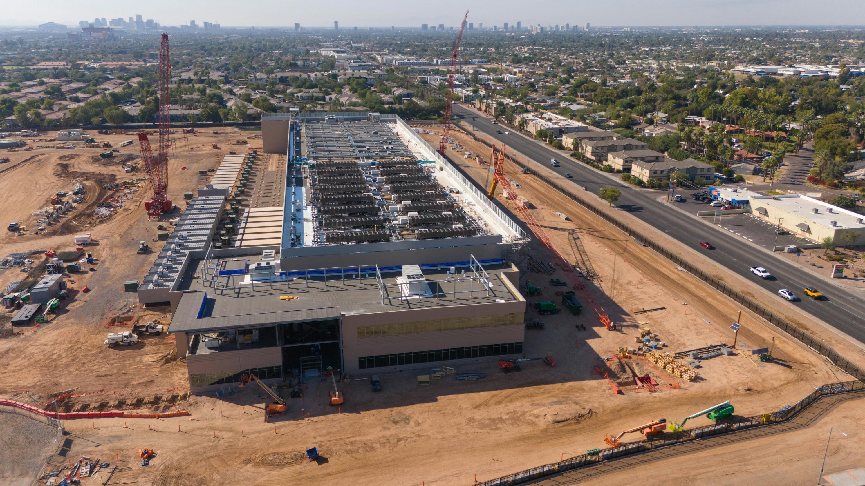 Data center under construction in Phoenix, Arizona