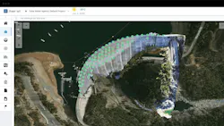 A digital twin of New Bulllards Bar Dam created with Bentley’s iTwin Capture and connected via iTwin IoT for real-time monitoring and automated data visualization (Image courtesy of Yuba Water Agency). A digital twin of New Bulllards Bar Dam created with Bentley’s iTwin Capture and connected via iTwin IoT for real-time monitoring and automated data visualization (Image courtesy of Yuba Water Agency).