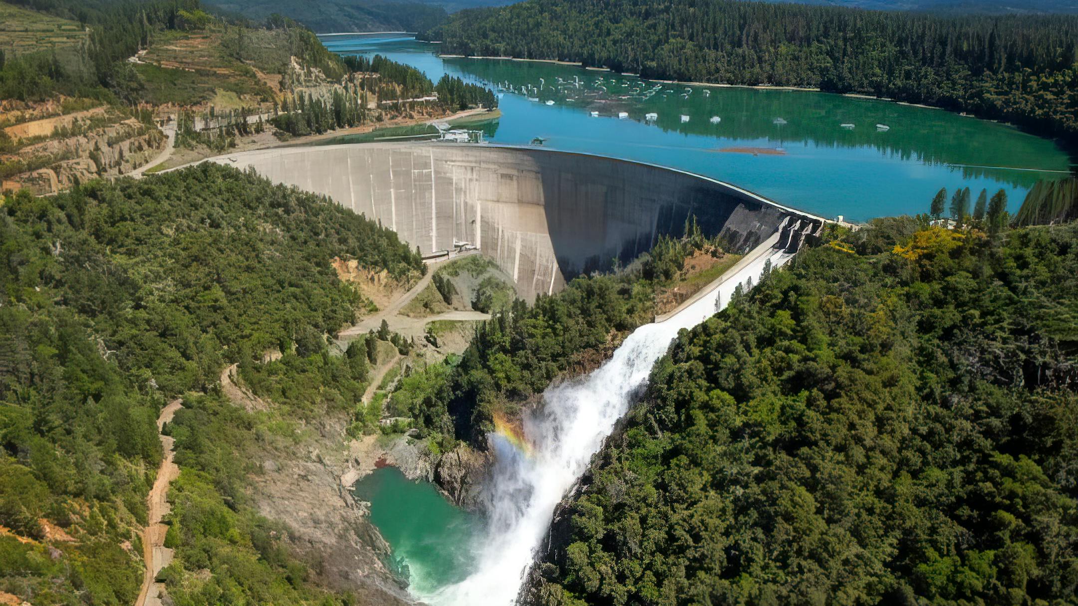 New Bullards Bar Dam, California (Image courtesy of Yuba Water Agency).