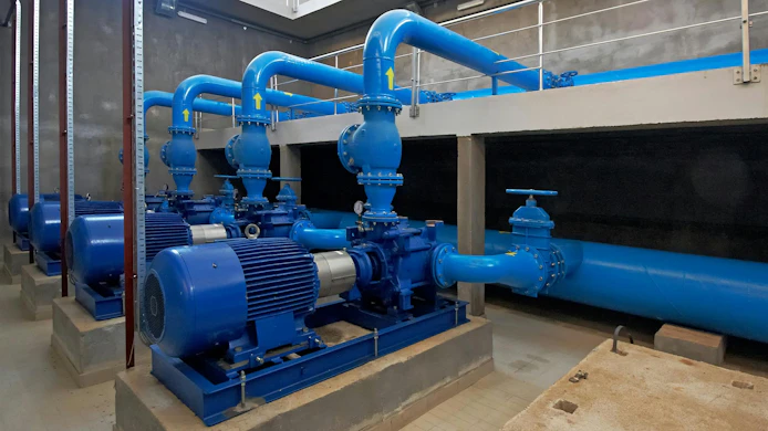 Water pumping station