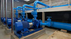 Water pumping station