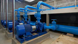 Water pumping station