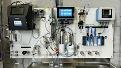 bNovate's BactoSense forms part of the continuous water quality monitoring at Hofstade, with treated water sampled directly at the tap (Photo credit: bNovate Technologies).