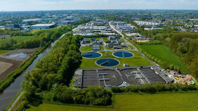 The Hofstade Water Production Centre, Belgium, where bNovate's online microbial monitoring underpins Europe's first operational direct potable reuse scheme (Photo credit: bNovate Technologies).