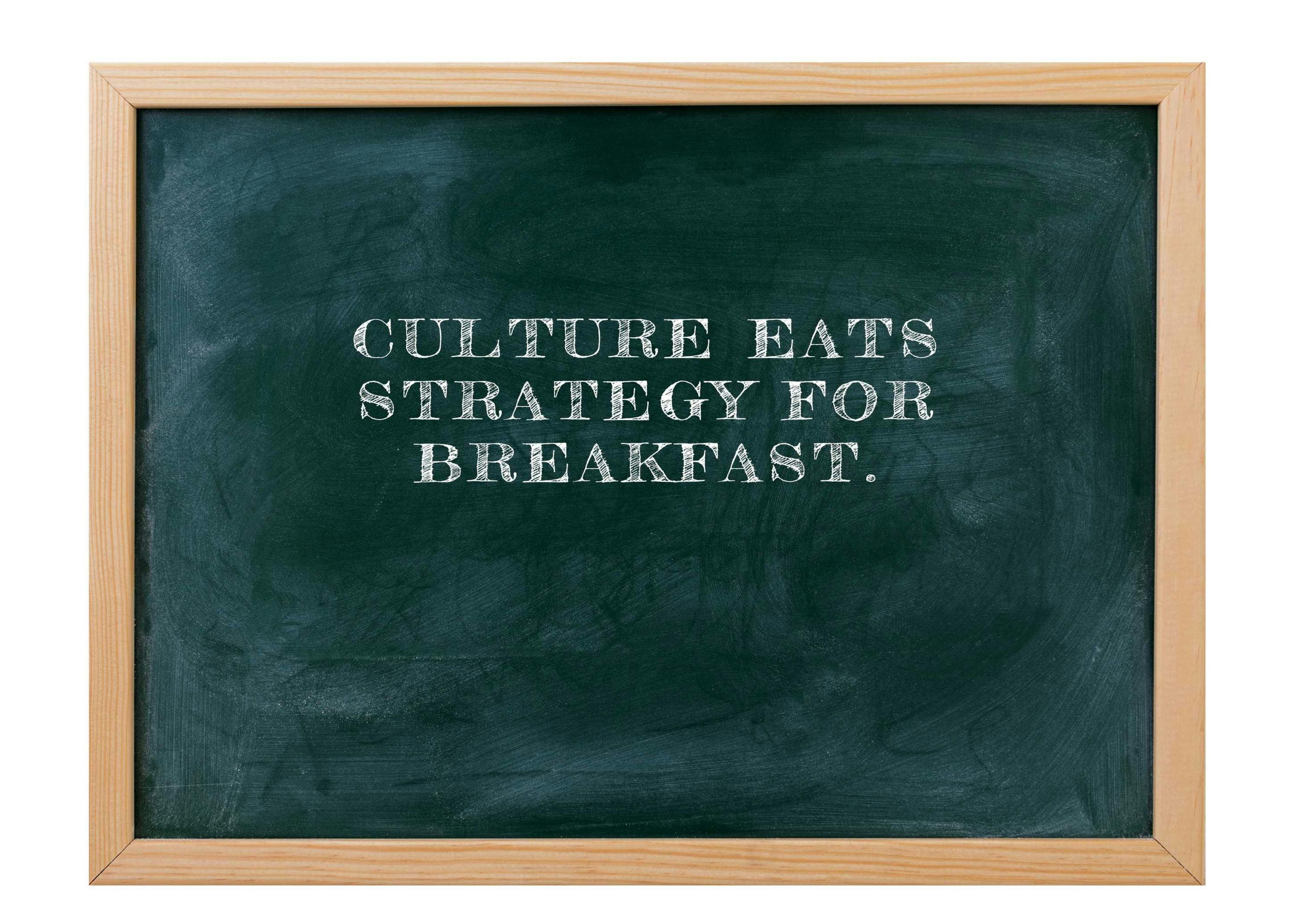 Culture eats strategy for breakfast
