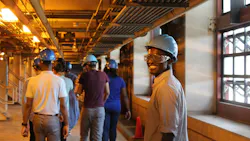 RISE interns tour the Jones Island Water Reclamation Facility in Milwaukee.