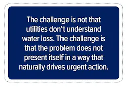 Water loss challenges